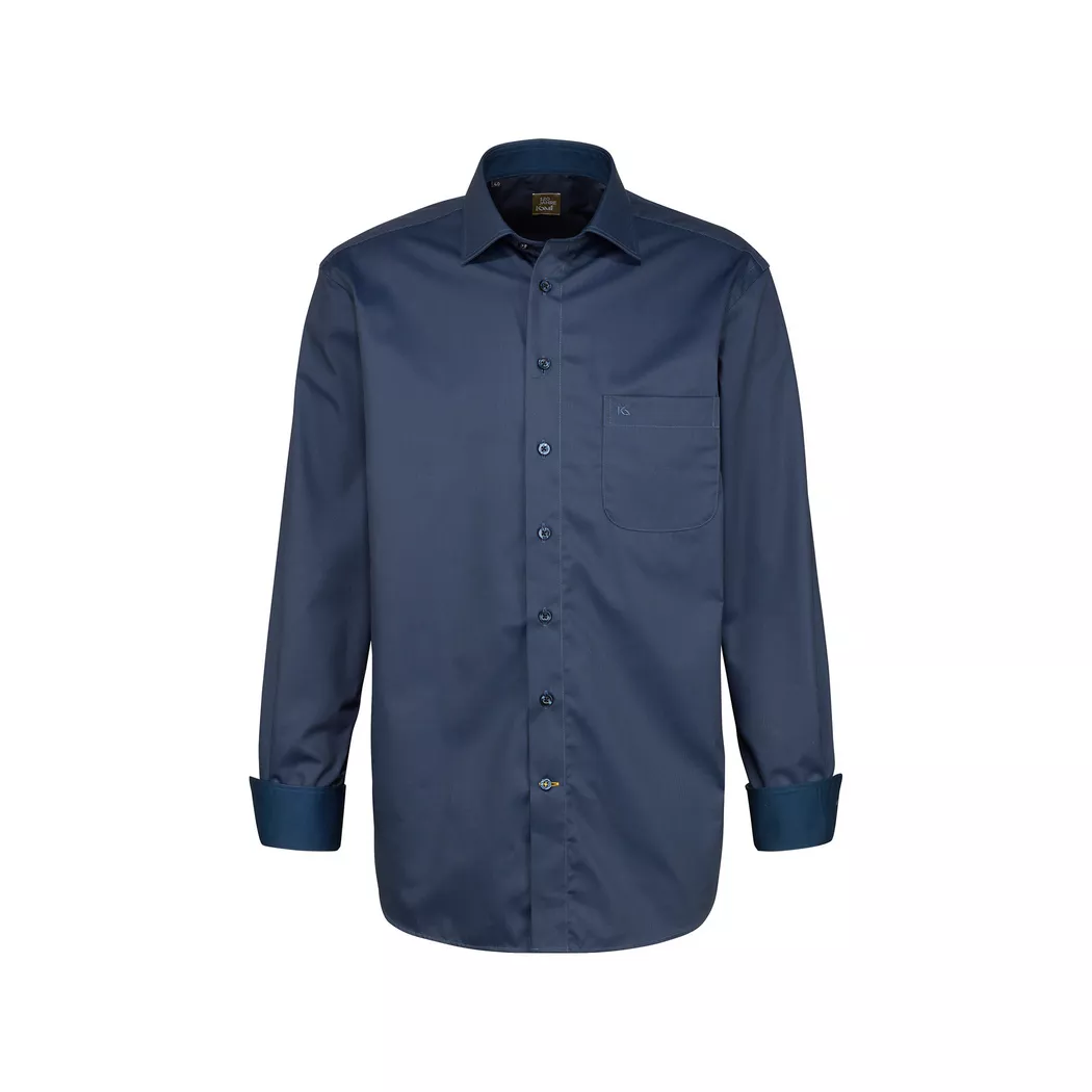Kauf - Hemd, Regular Fit, langarm, für Herren, Blau, Größe 41