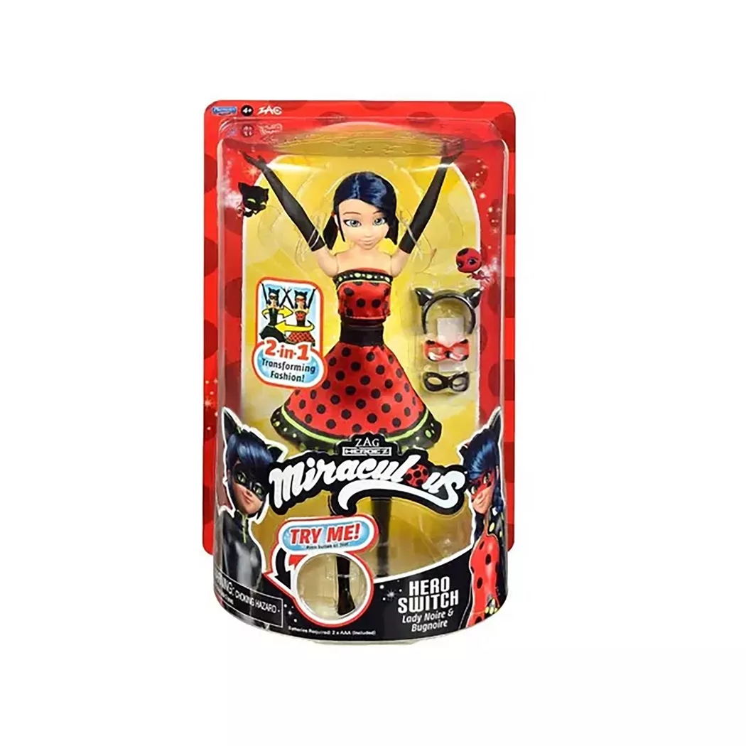 Bandai - Miraculous Ladybug Figur, 26cm, Multicolor
