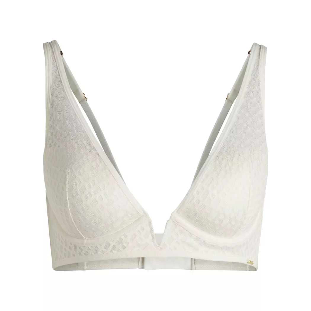 Boss - Triangle-BH, wattiert, für Damen, Weiss, Größe 75C