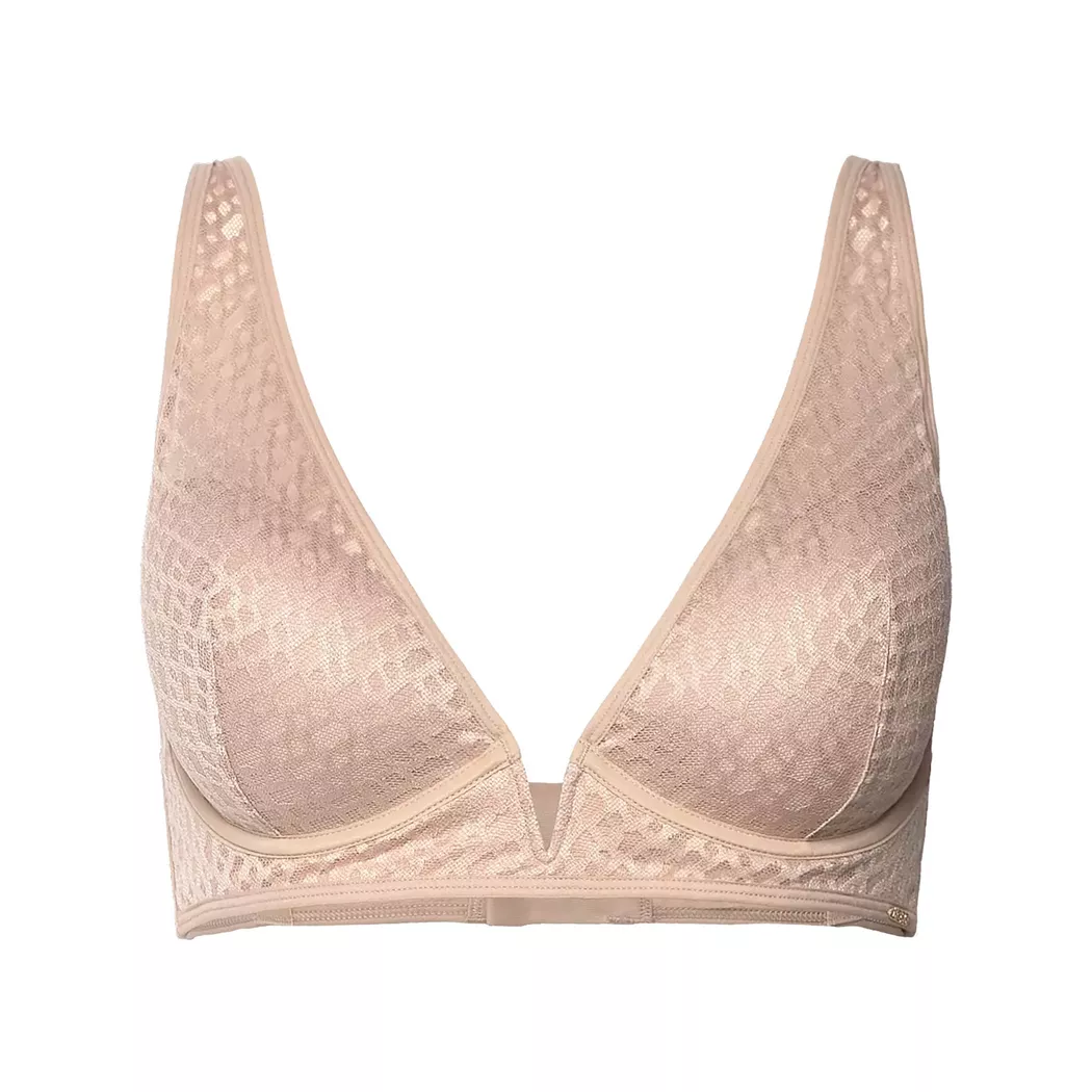 BOSS - Triangle-BH, wattiert, für Damen, Beige, Größe 70C