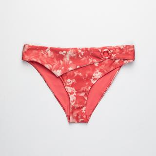 BOSS Gemusterte Cut-Out High-Cut Bikinihose  