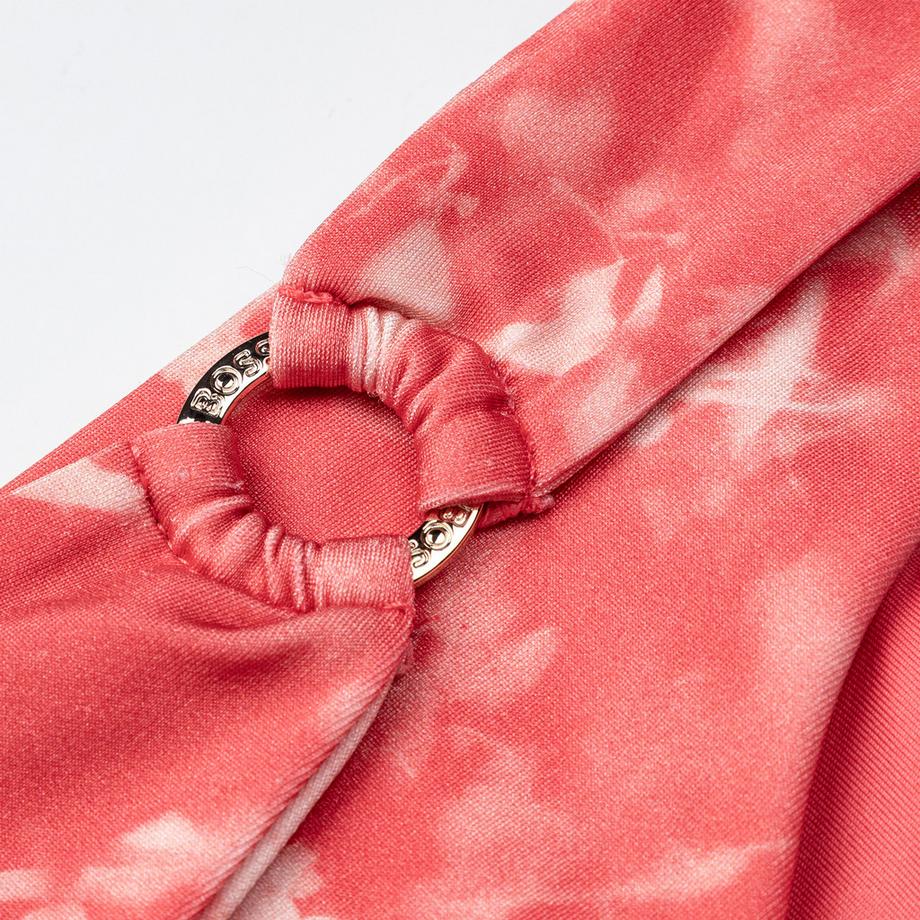 BOSS Gemusterte Bikinihose mit Cut-Outs  