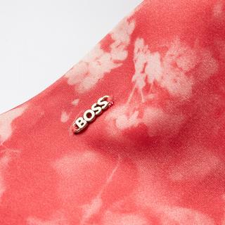 BOSS Gemusterte Cut-Out High-Cut Bikinihose  