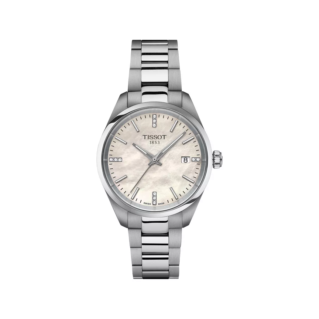 Tissot PR 100 Quartz 34mm Pink Dial Steel Women's Watch T150.210.11.331.00 silver  female 2