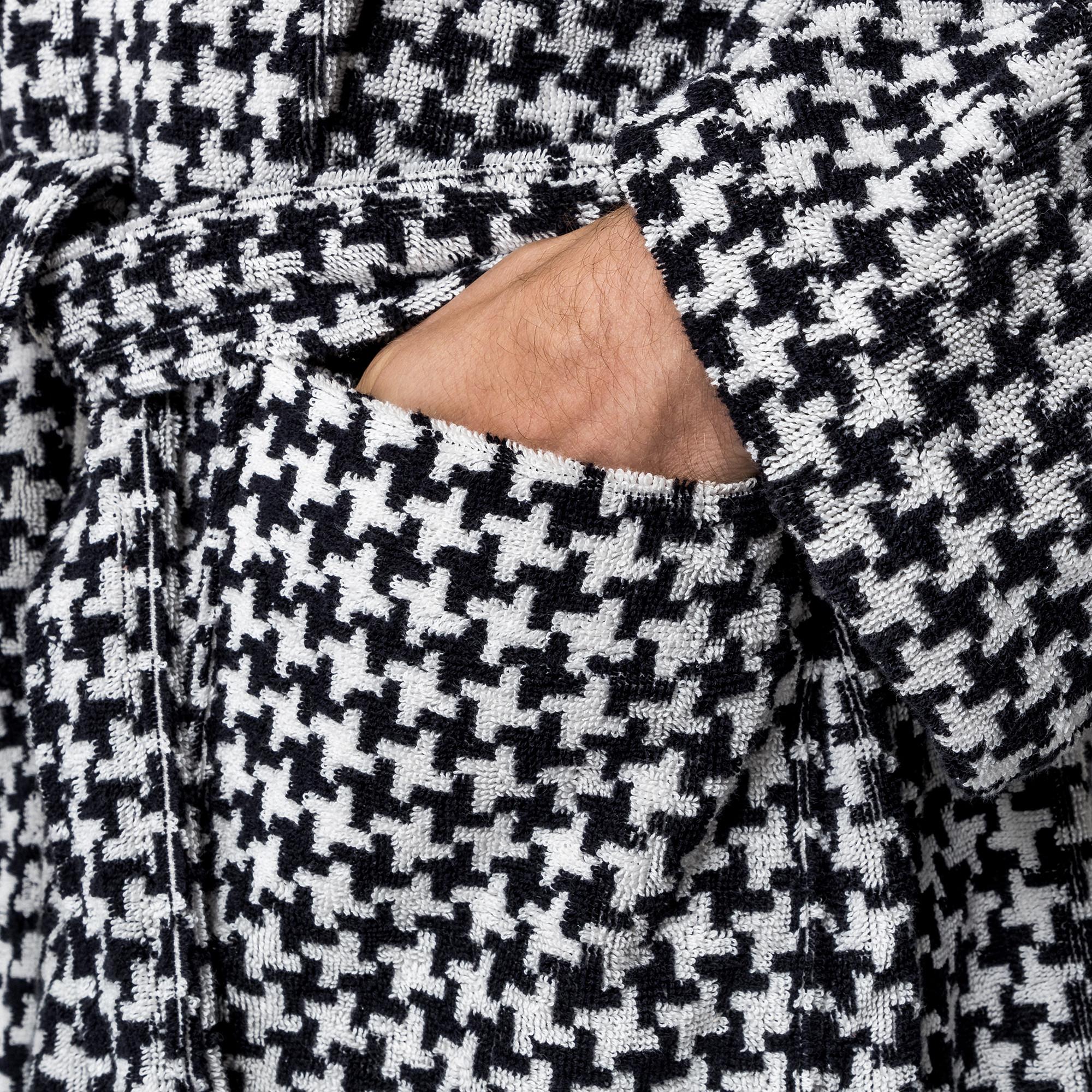 Manor Paris Peignoir Unisexe Pied-de-poule  