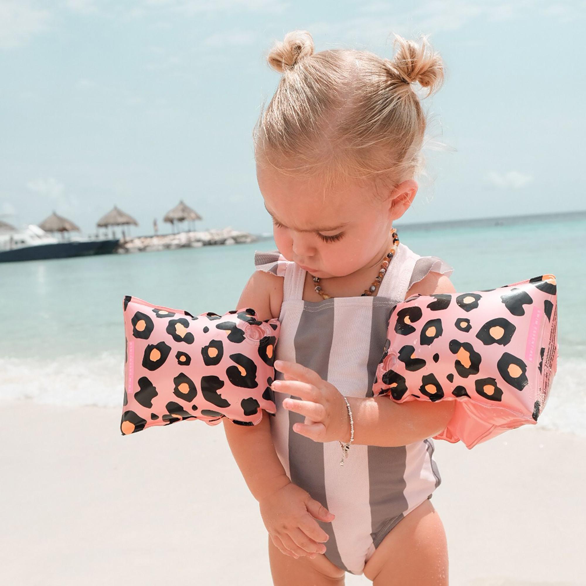 Swim Essentials  Ali d'acqua Rose Gold Leopard 