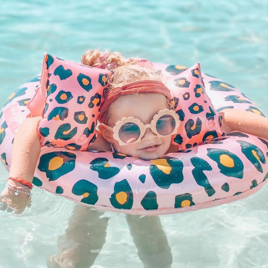 Swim Essentials  Ali d'acqua Rose Gold Leopard 