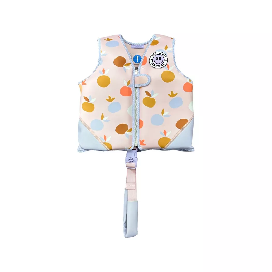Swim Essentials - Schwimmweste Summer Fruits Leopard, 4-6, Rosa
