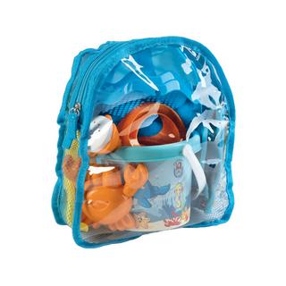 Androni  Zaino con set da spiaggia Animali marini, 6 pezzi 