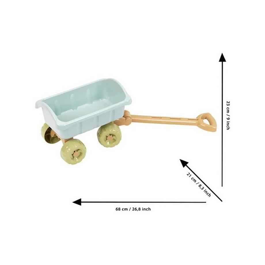 klein  Set di carretti a mano con secchio 5 parti 