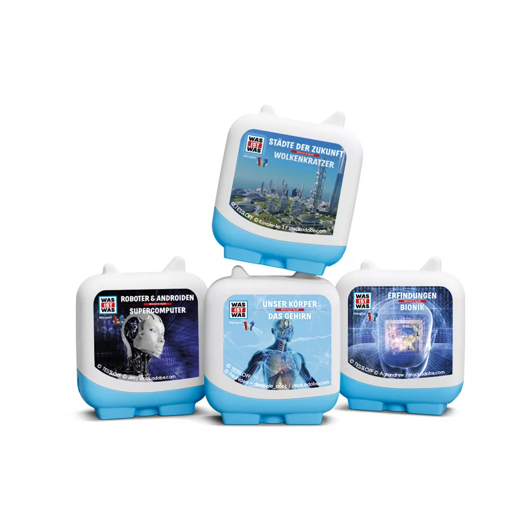 Tonies Clever-Tonie WAS IST WAS 4-Pack Multicolor