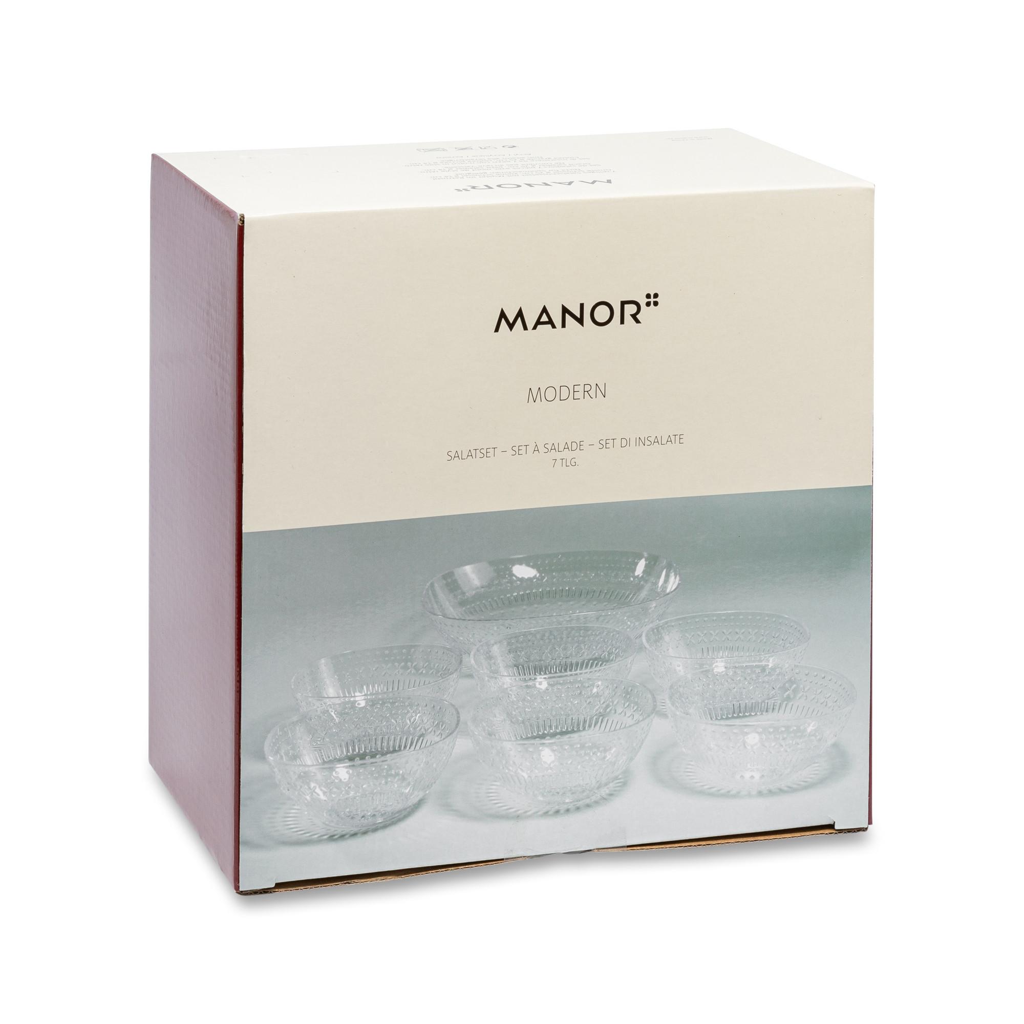 Manor Set di insalatiere 7pz Modern Retro 