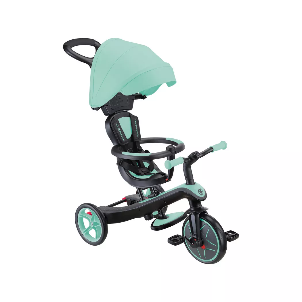 Dreirad GLOBBER "EXPLORER TRIKE 4in1", coral pink, Dreiräder, Kinder