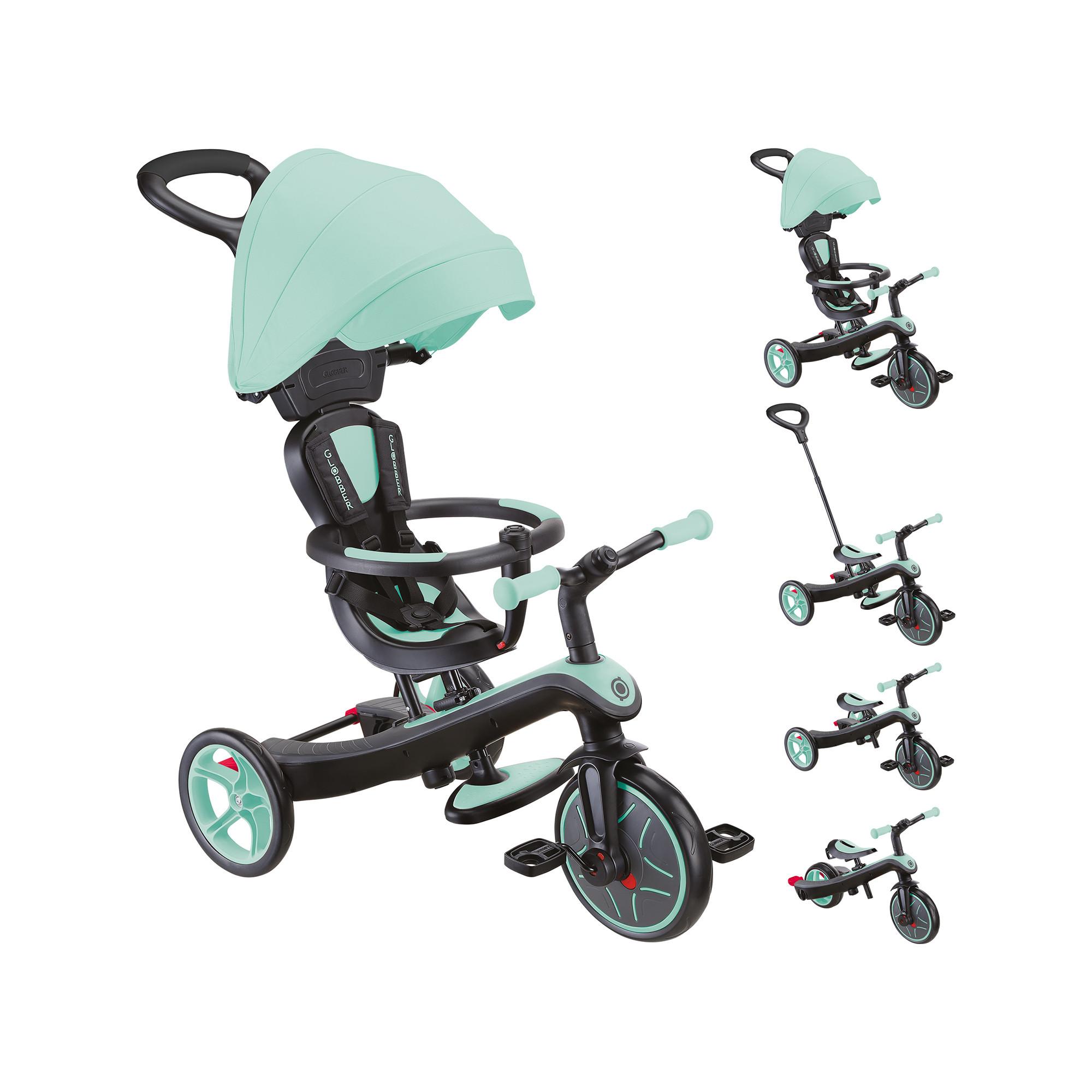 GLOBBER  Triciclo Explorer Trike 4in1 Menta 