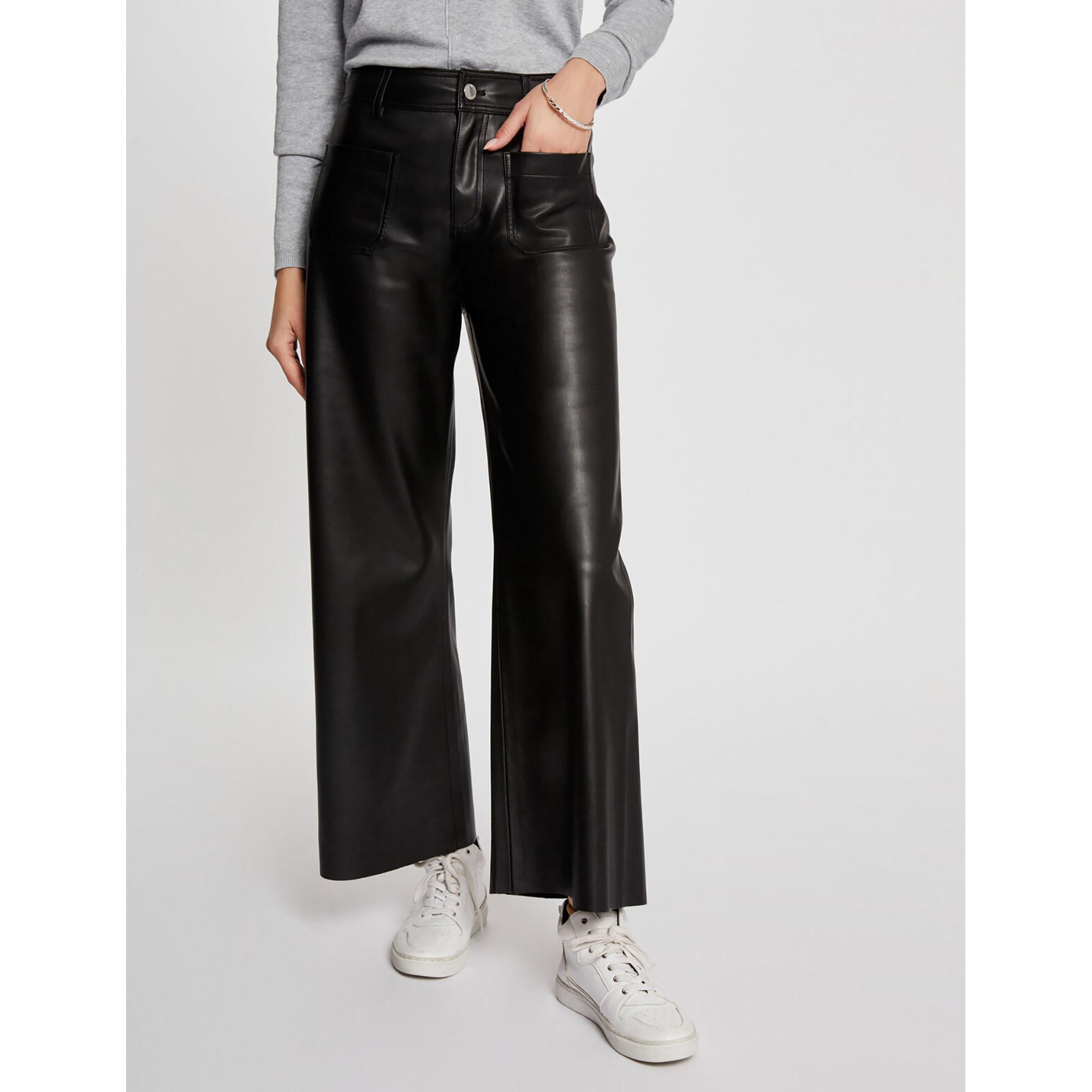 MORGAN Pantaloni Vita Alta Gamba Larga  