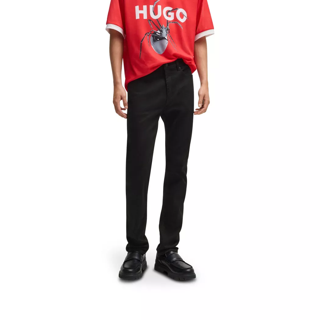 Hugo - Jeans, Slim Fit, für Herren, Black, Größe W30/L32