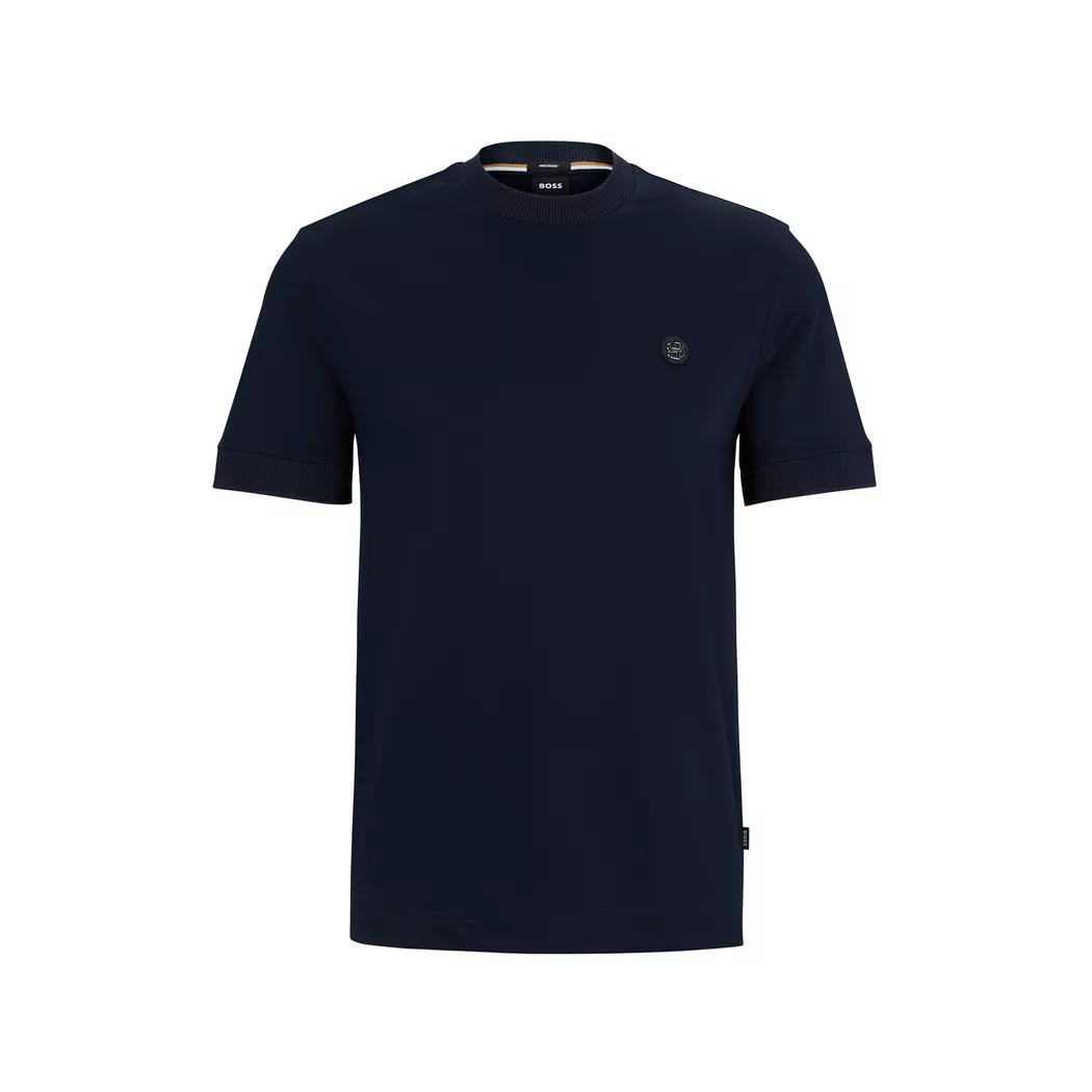 Boss T-shirt à Manches Courtes C-taut 10263030 Dark Blue 2XL Homme