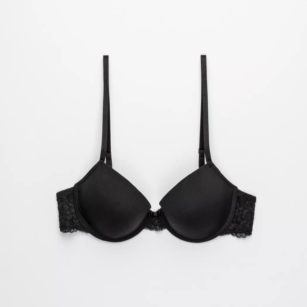 Manor Woman Underwired Bra Black 70B