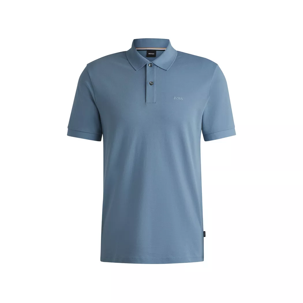 Boss Polo à Manches Courtes Pallas 10241531 Light / Pastel Blue S Homme 2