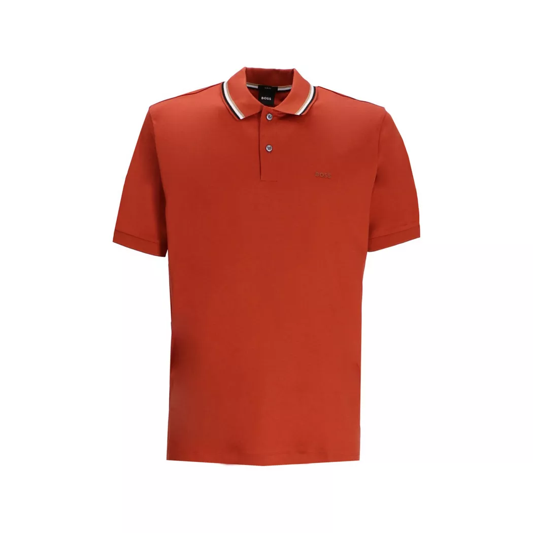 Boss BLACK - Poloshirt, kurzarm, für Herren, Orange, Größe S