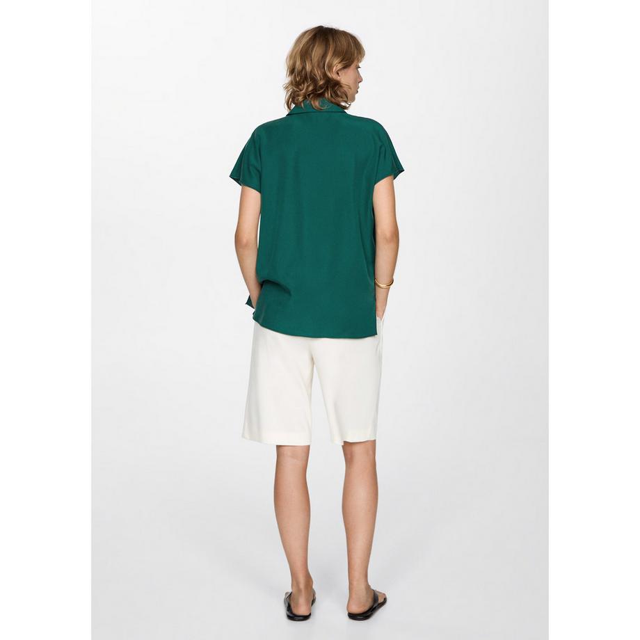 MANGO ROBBIE Kurzarm Bluse  