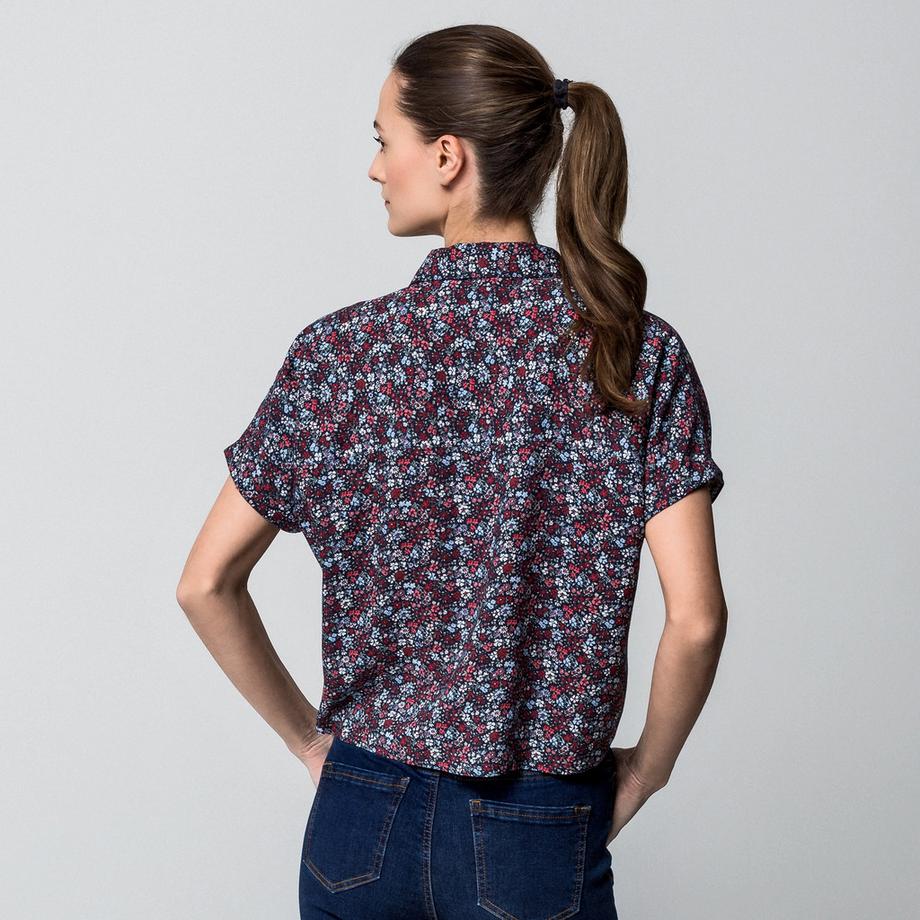 Manor Woman Florale Kurzarmbluse  