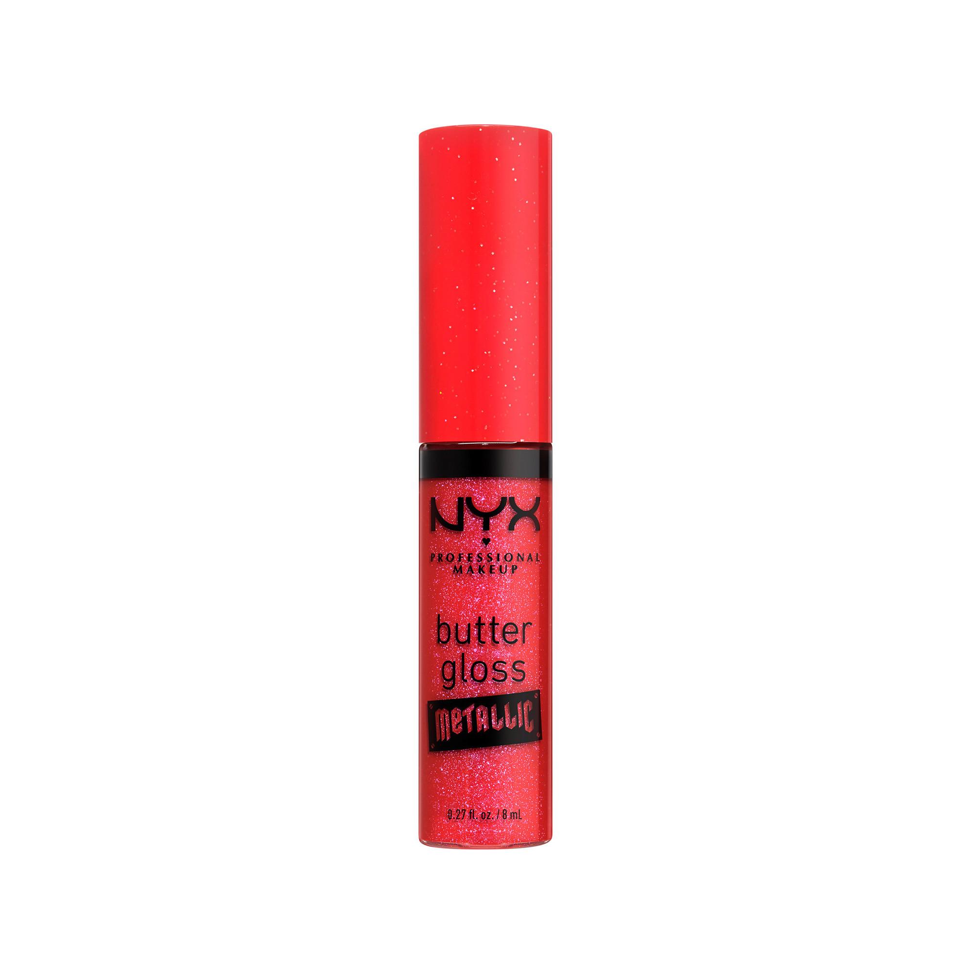 NYX-PROFESSIONAL-MAKEUP Butter Gloss Bling Metallic Lipgloss 