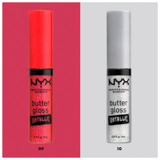 NYX-PROFESSIONAL-MAKEUP Butter Gloss Bling Metallic Lipgloss 