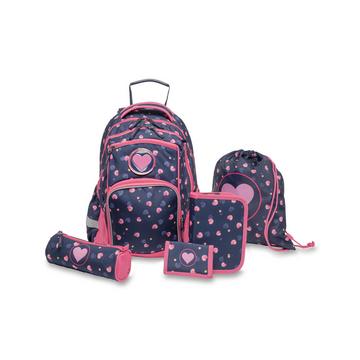 Cartable scolaire, 5 pièces