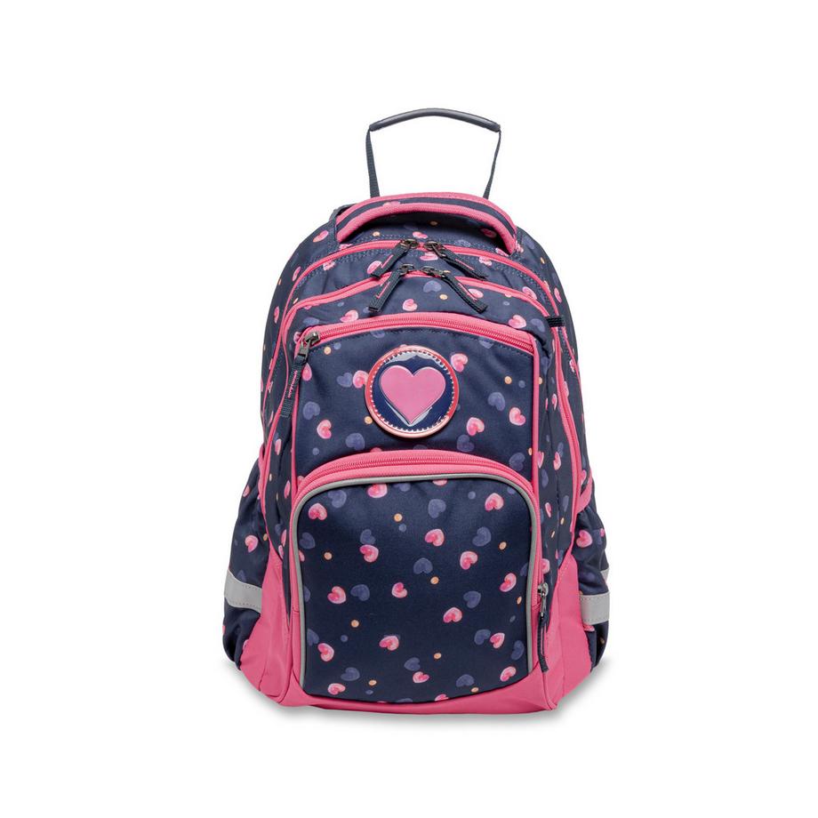 Manor Papeterie Cartable scolaire, 5 pièces Cœur 