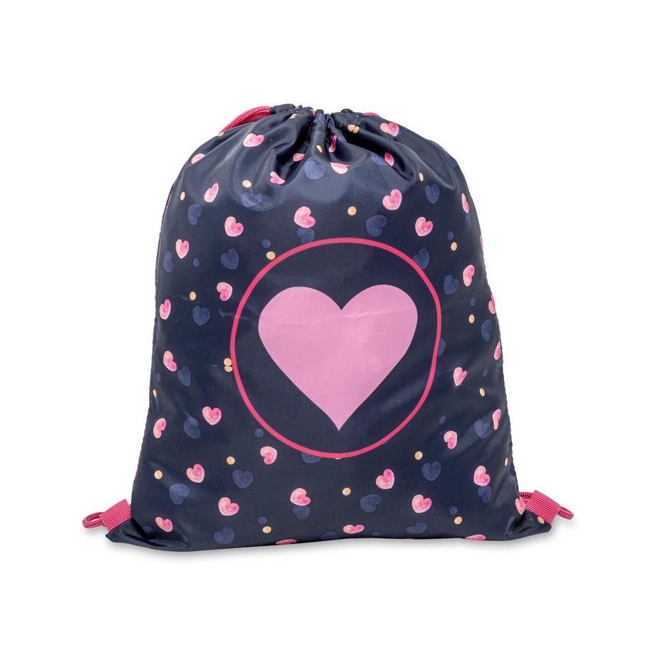 Manor Papeterie Schultornister-Set, 5-teilig Herz 