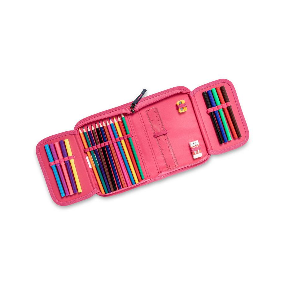 Manor Papeterie Schultornister-Set, 5-teilig Herz 