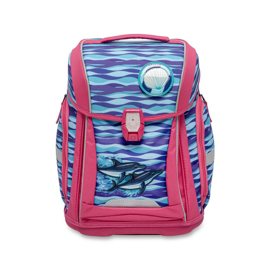 Manor Papeterie Cartable scolaire, 5 pièces Dauphin 