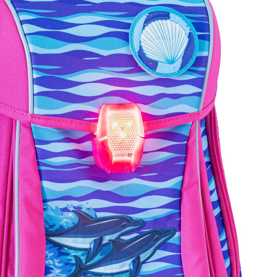 Manor Papeterie Cartable scolaire, 5 pièces Dauphin 