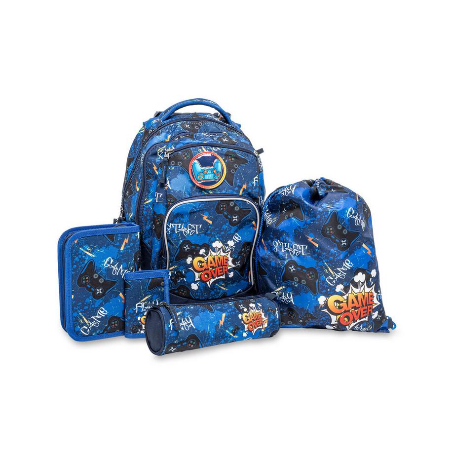 Manor Papeterie Zaino per la scuola, 5 pezzi Graffiti 