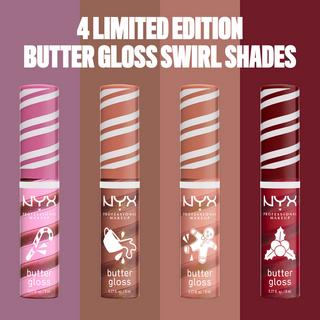 NYX-PROFESSIONAL-MAKEUP Butter Gloss Swirl Lipgloss Holly Berry Swirl Butter Gloss Swirl Lipgloss 