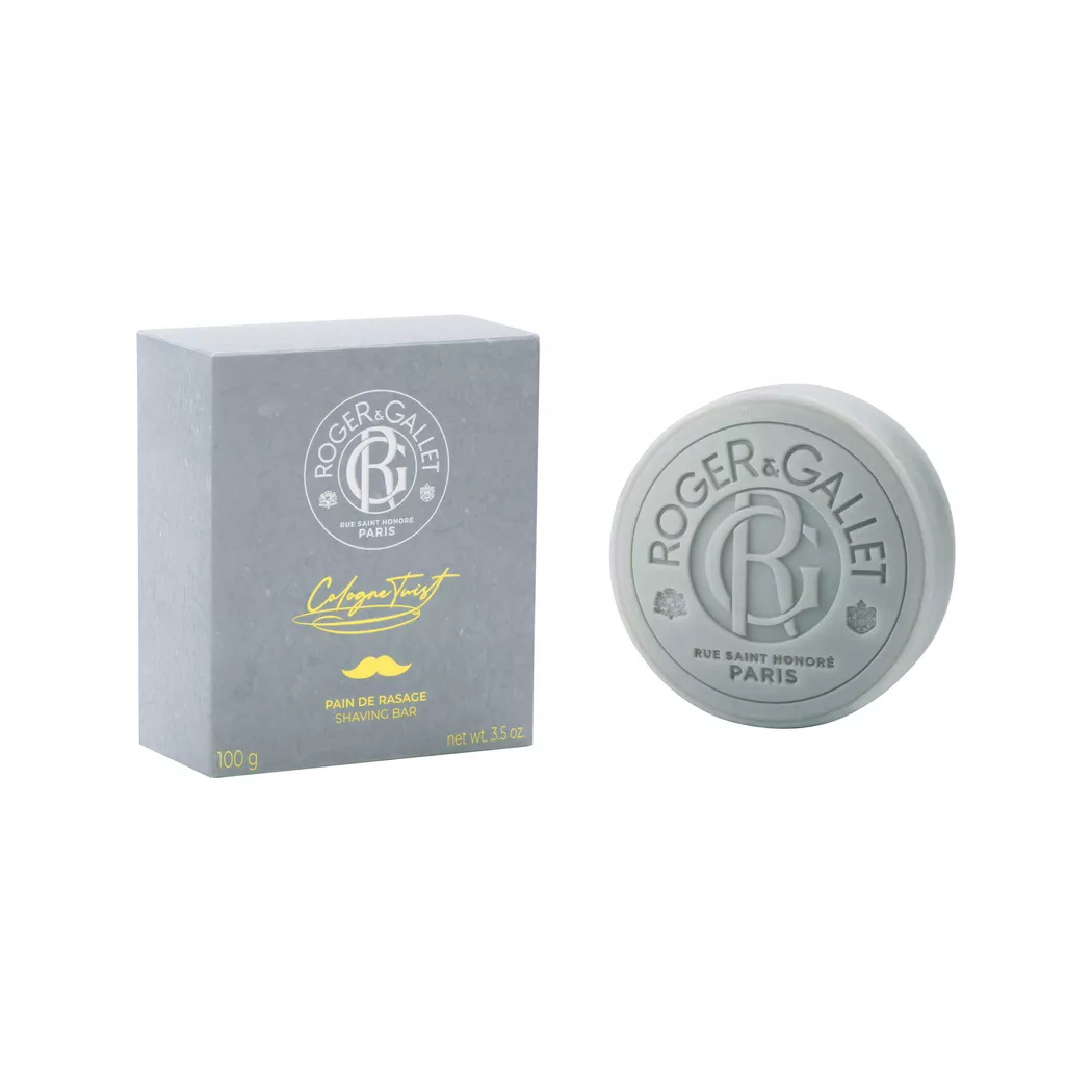 Roger & Gallet Cologne Twist Pain de Rasage à l'Extrait de Sauge 100 g - Pain 100 g