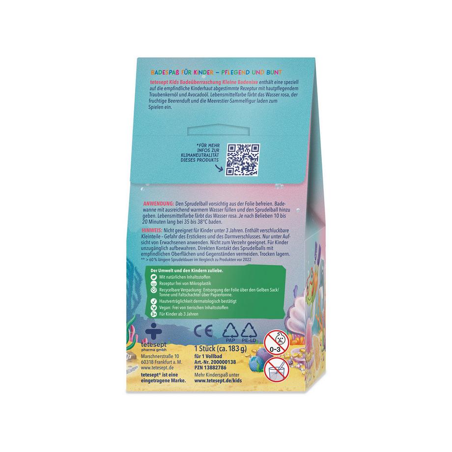 tetesept T.sept B-Surprise K. Badenixe Kids Sprudelball Badenixe 