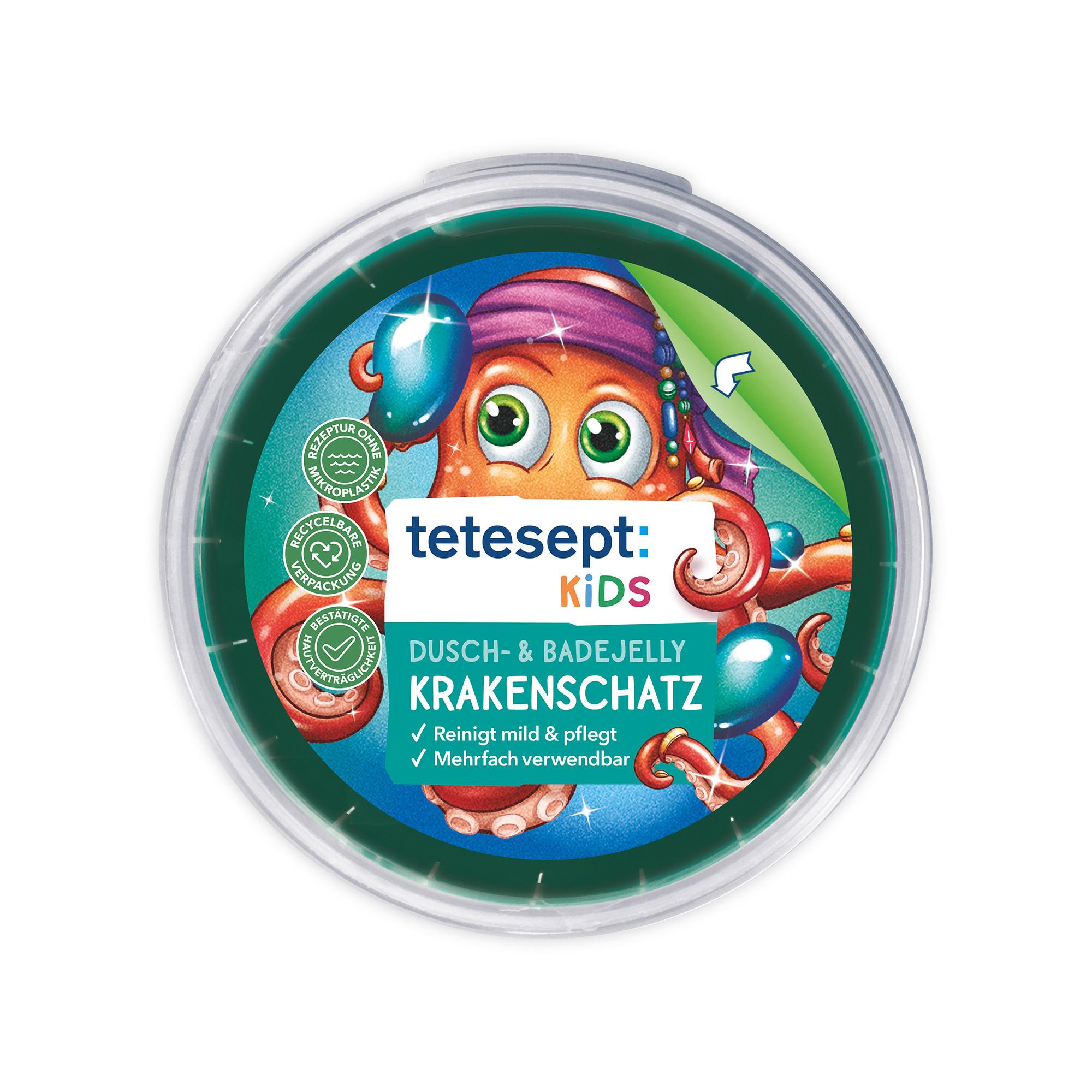 tetesept  Kids gelée pour le bain Trésor du poulpe 