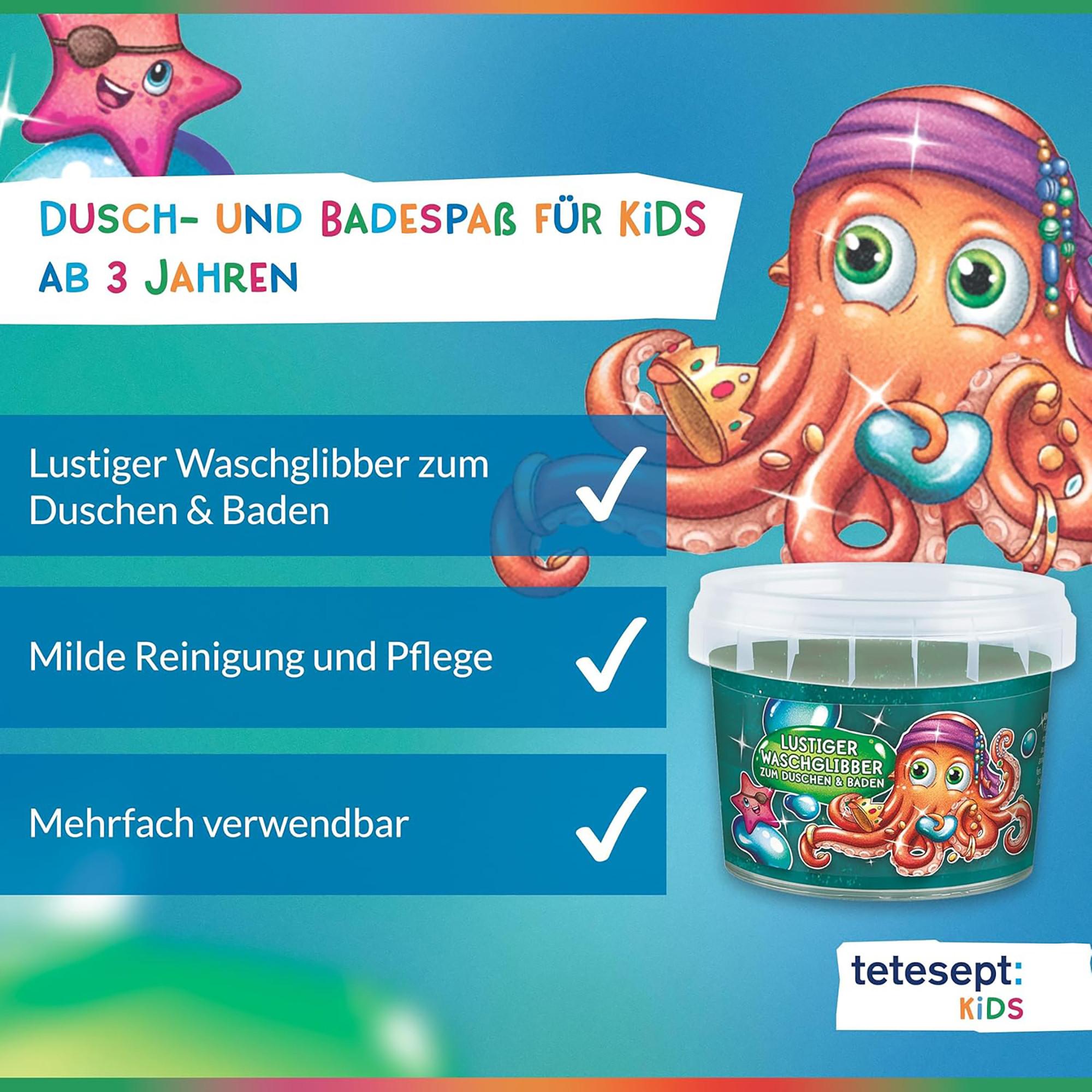 tetesept  Kids gelée pour le bain Trésor du poulpe 