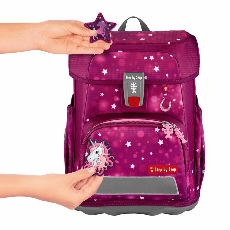 Step by Step Schulrucksack-Set, 5-teilig Sweet Unicorn Nuala 