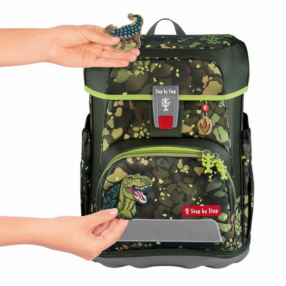 Step by Step Schulrucksack-Set, 5-teilig Dino Torex 