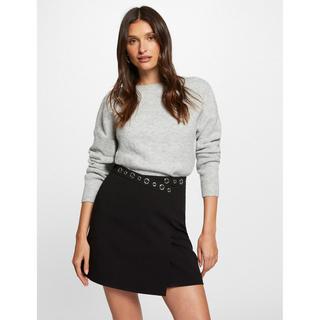 MORGAN Mini Jupe Portefeuille avec Œillets  