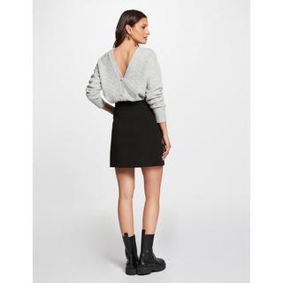 MORGAN Mini Jupe Portefeuille avec Œillets  