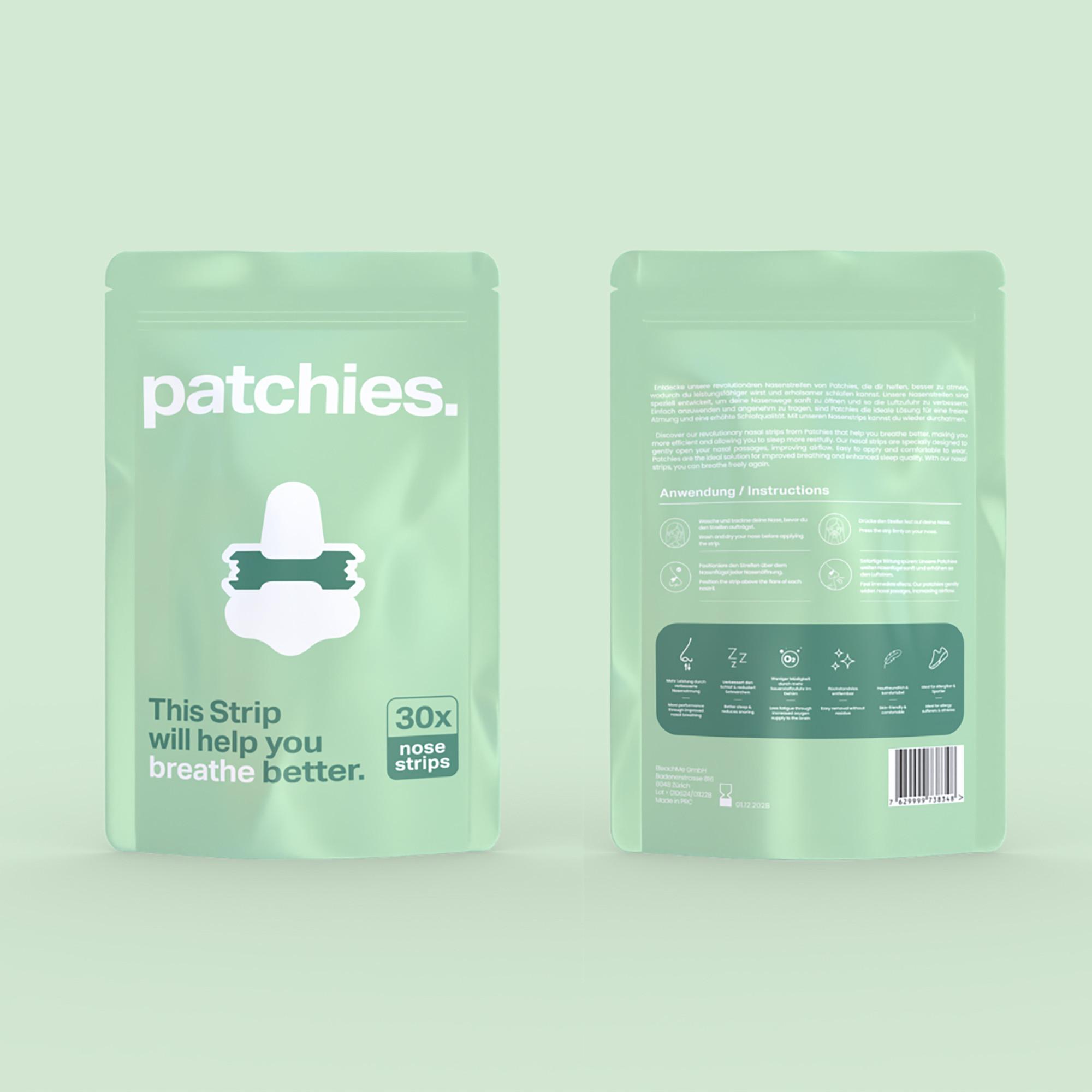 Patchies Patchies Nose strips Bandelettes nasales 