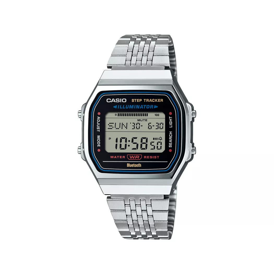 Casio Vintage Silver Dual Display Smartwatch