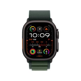 Apple AW Ultra 2 GPS + Cell 49mm   with Dark Green Alpine Loop - Medium Smartwatch 