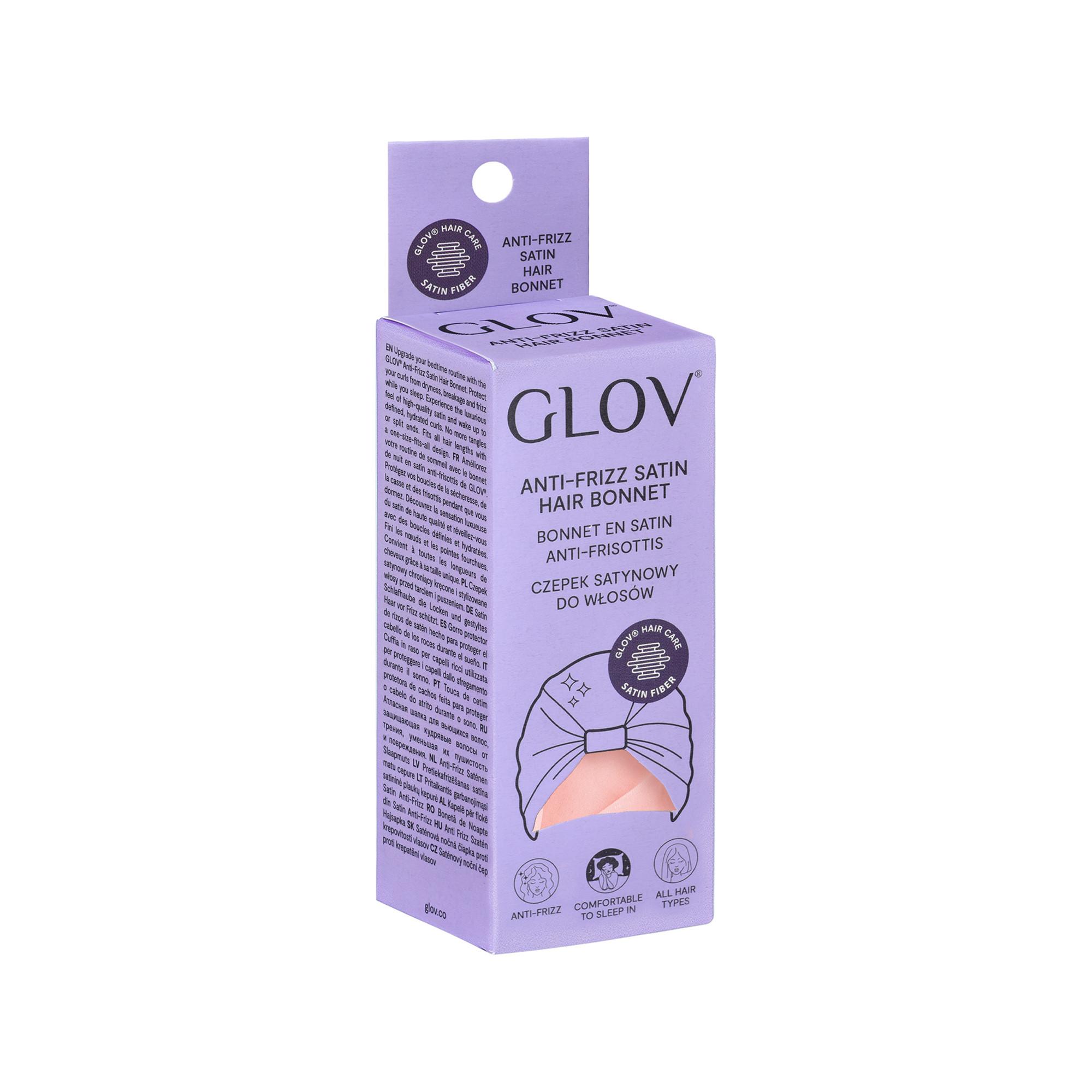 GLOV Glov Satin Hair Bonnet Pink Cuffia In Raso Anti-crespo 