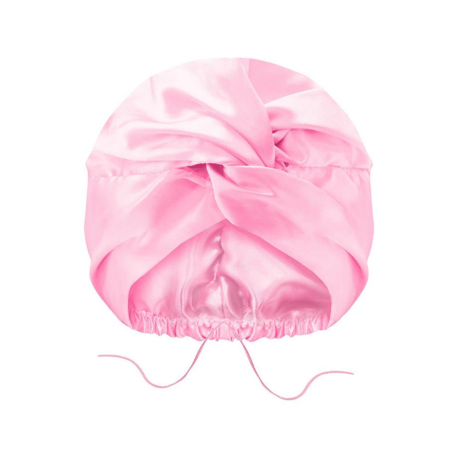 GLOV Glov Satin Hair Bonnet pink Satin-Haube gegen Haar-Frizz doppellagig 