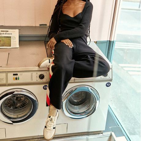 La Petite Etoile Gerippter Strickpullover  